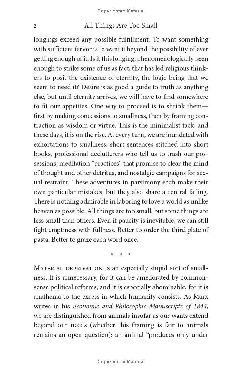 All Things Are Too Small - Essays In Praise Of Excess PDF đọc ebook online, epub online, nghe sách nói audio miễn phí.