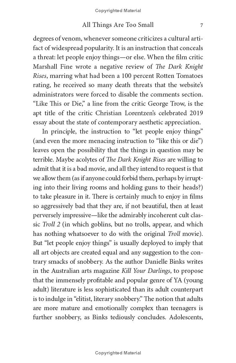 All Things Are Too Small - Essays In Praise Of Excess PDF đọc ebook online, epub online, nghe sách nói audio miễn phí.