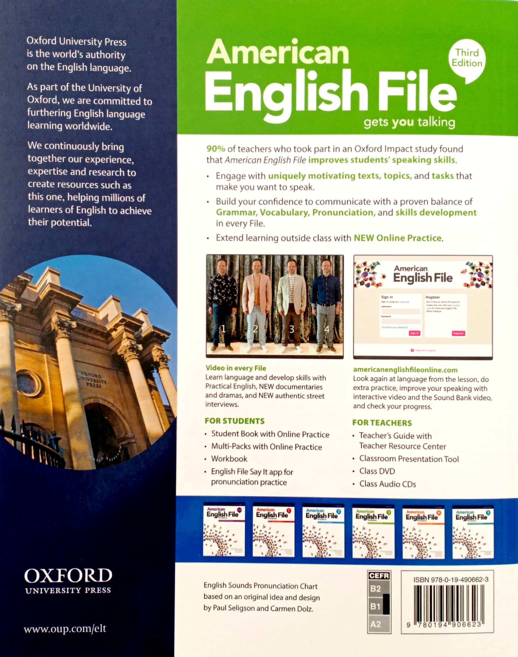 American English File: Level 3: Students Book With Online Practice ...