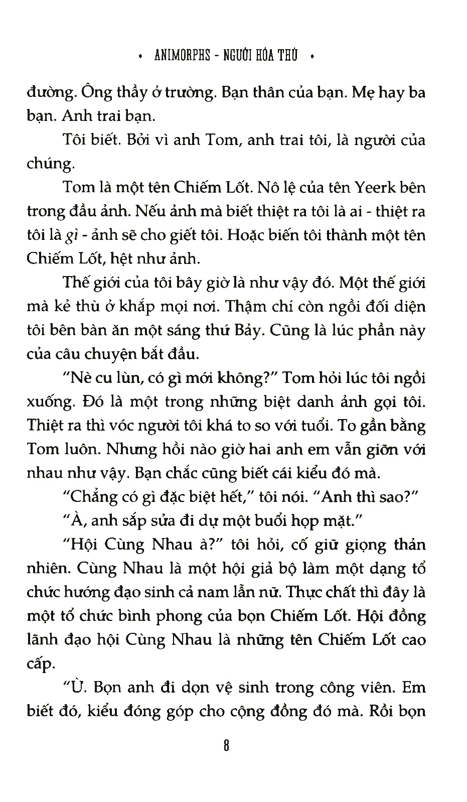 Tải sách Animorphs - Người Hóa Thú - Tập 6: Tù Nhân PDF đọc ebook online, epub online, nghe sách nói audio miễn phí.