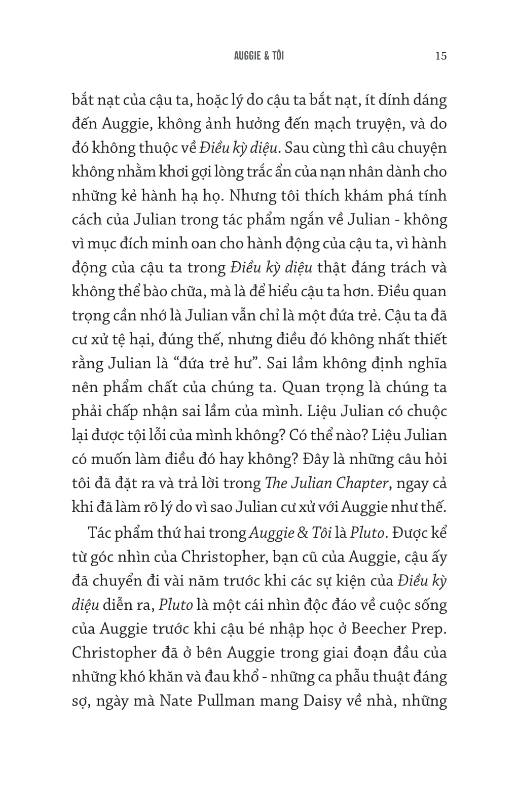 Auggie & Tôi: Ba Câu Chuyện Về Điều Kỳ Diệu PDF đọc ebook online, epub online, nghe sách nói audio miễn phí. Tải sách Auggie & Tôi: Ba Câu Chuyện Về Điều Kỳ Diệu PDF đọc ebook online, epub online, nghe sách nói audio miễn phí.
