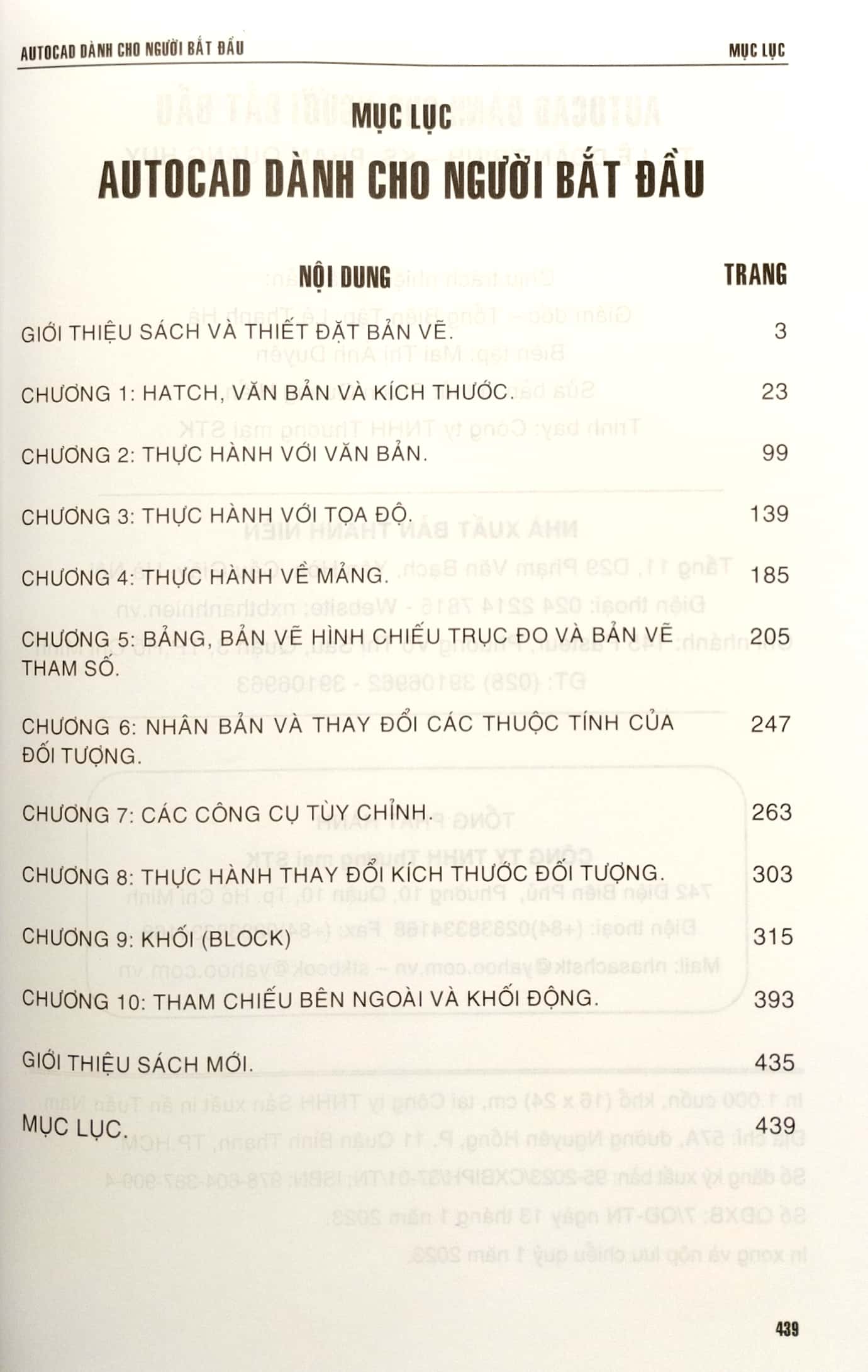 AutoCAD Dành Cho Người Bắt Đầu PDF đọc ebook online, epub online, nghe sách nói audio miễn phí.