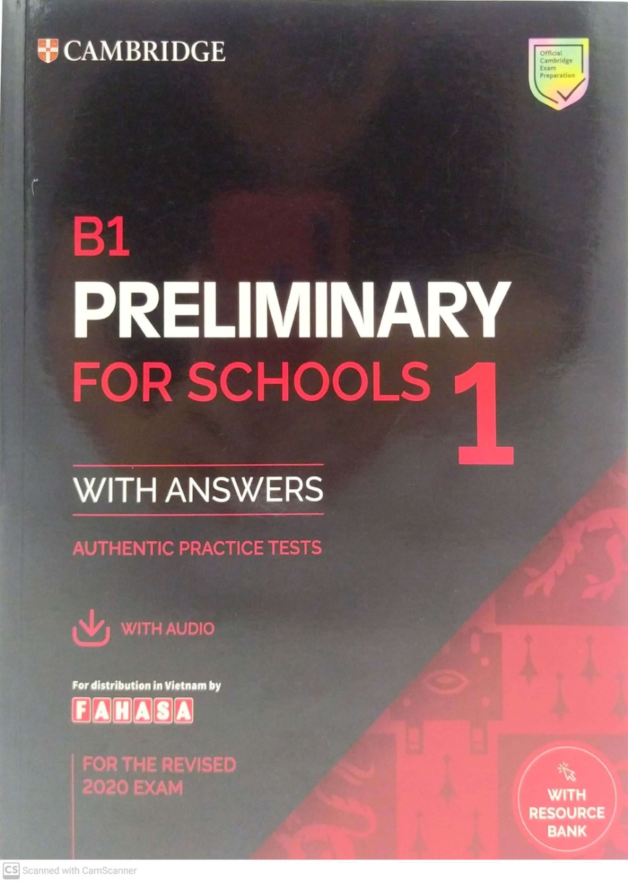 B1 Preliminary For Schools 1 For The Revised 2020 Exam Student's Book ...