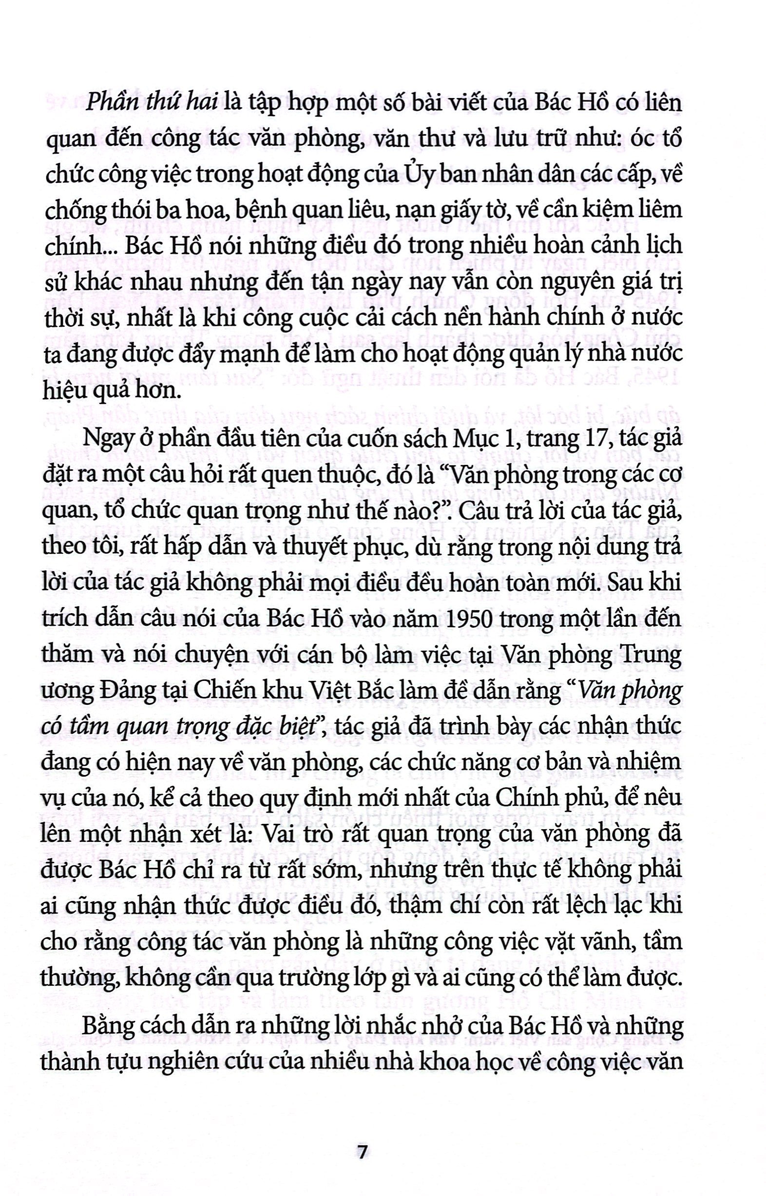 Bác Hồ Với Công Tác Văn Phòng, Văn Thư Và Lưu Trữ PDF Bác Hồ Với Công Tác Văn Phòng, Văn Thư Và Lưu Trữ PDF