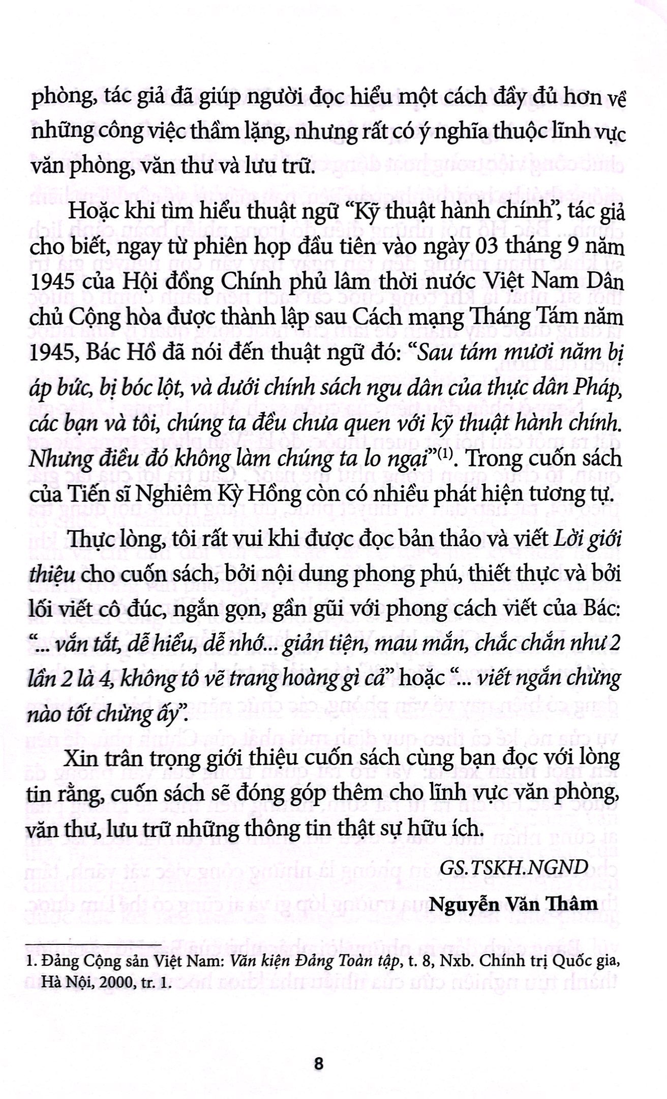 Bác Hồ Với Công Tác Văn Phòng, Văn Thư Và Lưu Trữ PDF Bác Hồ Với Công Tác Văn Phòng, Văn Thư Và Lưu Trữ PDF