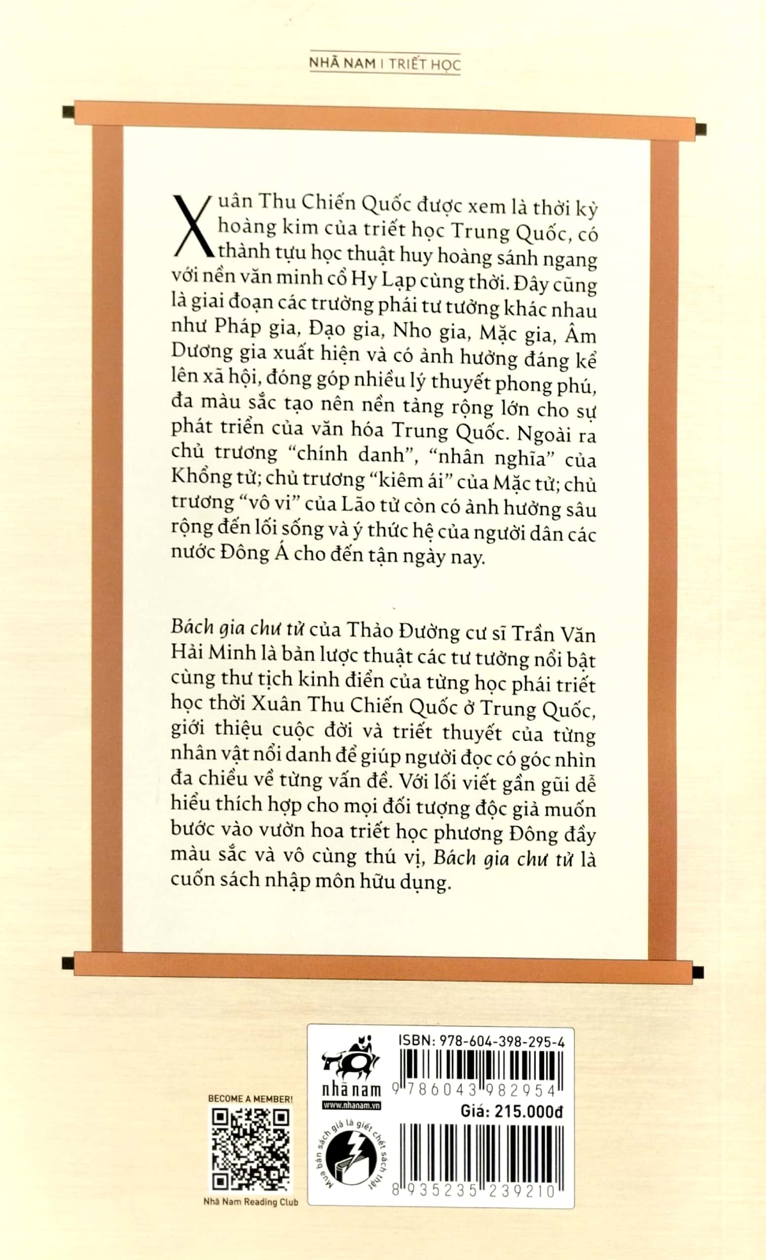 Bách Gia Chư Tử - Các Môn Phái Triết Học Dưới Thời Xuân Thu Chiến Quốc PDF đọc ebook online, epub online, nghe sách nói audio miễn phí. Tải sách Bách Gia Chư Tử - Các Môn Phái Triết Học Dưới Thời Xuân Thu Chiến Quốc PDF đọc ebook online, epub online, nghe sách nói audio miễn phí.