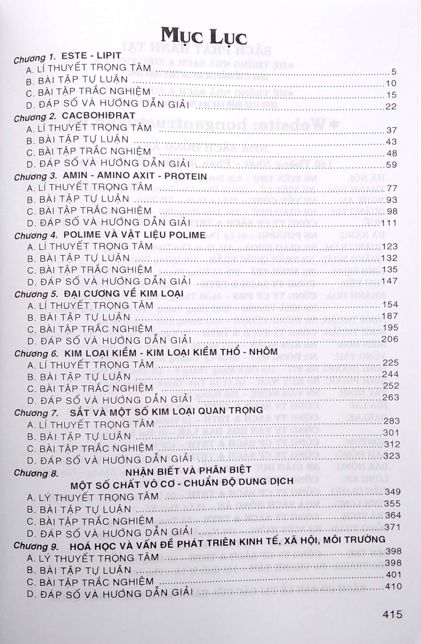 Tải sách Bài Giảng Trọng Tâm Chương Trình Chuẩn Hóa Học 12 PDF đọc ebook online, epub online, nghe sách nói audio miễn phí.