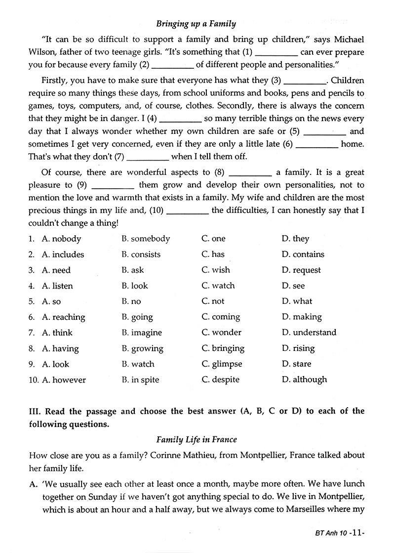 Tải sách Bài Tập Bỗ Trợ & Phát Triển Kĩ Năng Tiếng Anh 10 PDF đọc ebook online, epub online, nghe sách nói audio miễn phí.