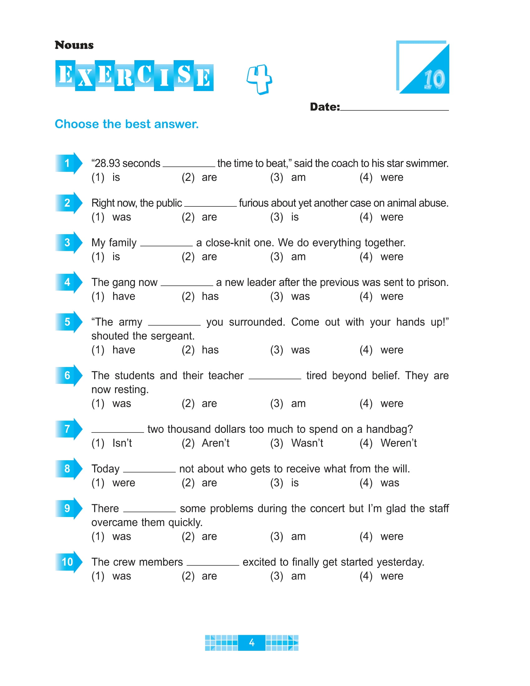 Bộ Bài Tập Ngữ Pháp Tiếng Anh Cơ Bản Dành Cho Học Sinh - Quyển 5 PDF Bộ Bài Tập Ngữ Pháp Tiếng Anh Cơ Bản Dành Cho Học Sinh - Quyển 5 PDF