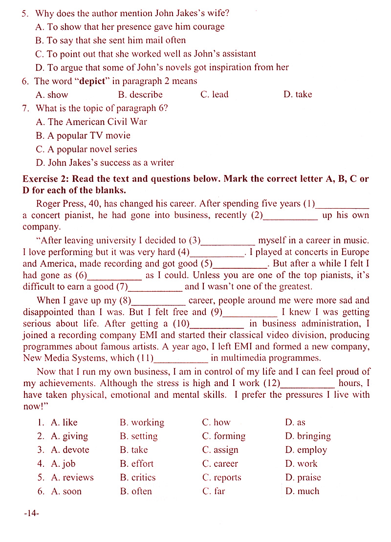 Tải sách Bài Tập Tiếng Anh - English Workbook 12 PDF đọc ebook online, epub online, nghe sách nói audio miễn phí.