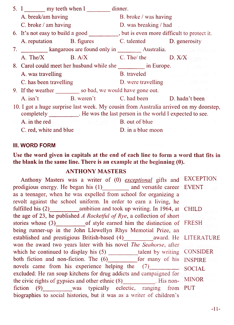 Tải sách Bài Tập Tiếng Anh - English Workbook 12 PDF đọc ebook online, epub online, nghe sách nói audio miễn phí.
