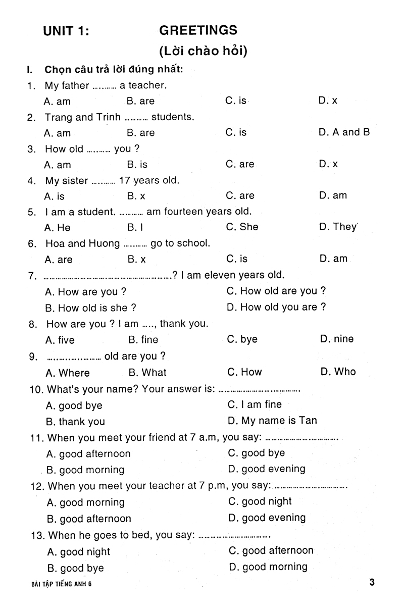 Tải sách Bài Tập Tiếng Anh Lớp 6 (Có Đáp Án) PDF đọc ebook online, epub online, nghe sách nói audio miễn phí.