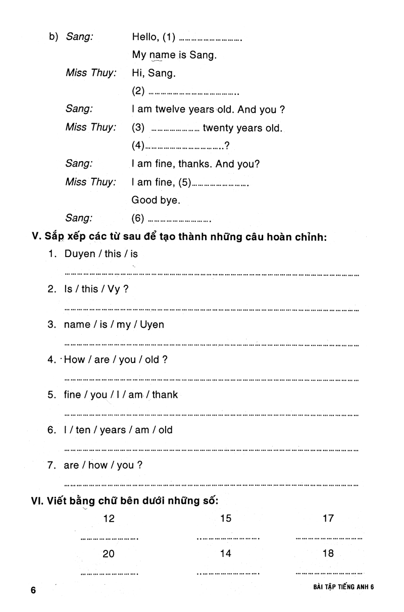 Tải sách Bài Tập Tiếng Anh Lớp 6 (Có Đáp Án) PDF đọc ebook online, epub online, nghe sách nói audio miễn phí.