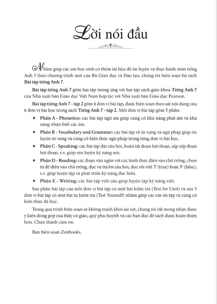 Bài Tập Tiếng Anh Lớp 7 - Tập 2 (Không Đáp Án) - Theo Chương Trình Mới Của Bộ GD&ĐT PDF đọc ebook online, epub online, nghe sách nói audio miễn phí. Bài Tập Tiếng Anh Lớp 7 - Tập 2 (Không Đáp Án) - Theo Chương Trình Mới Của Bộ GD&ĐT PDF đọc ebook online, epub online, nghe sách nói audio miễn phí.