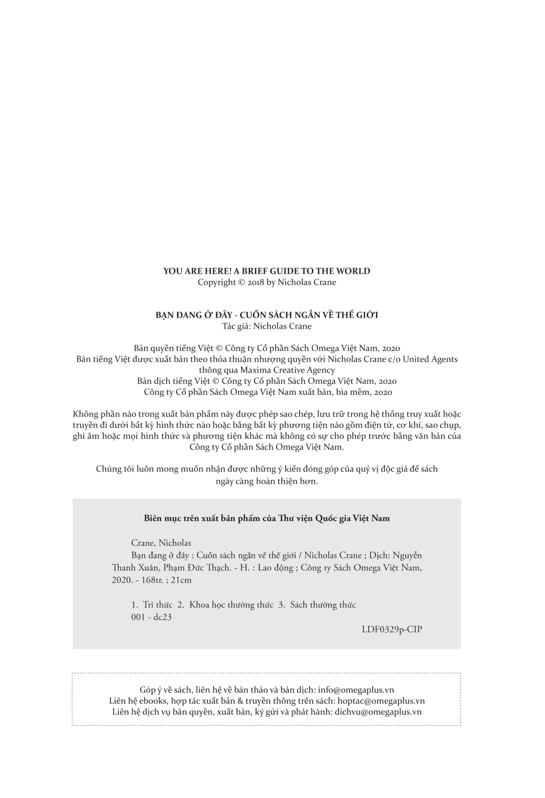 Bạn Đang Ở Đây: Cuốn Sách Ngắn Về Thế Giới PDF Bạn Đang Ở Đây: Cuốn Sách Ngắn Về Thế Giới PDF