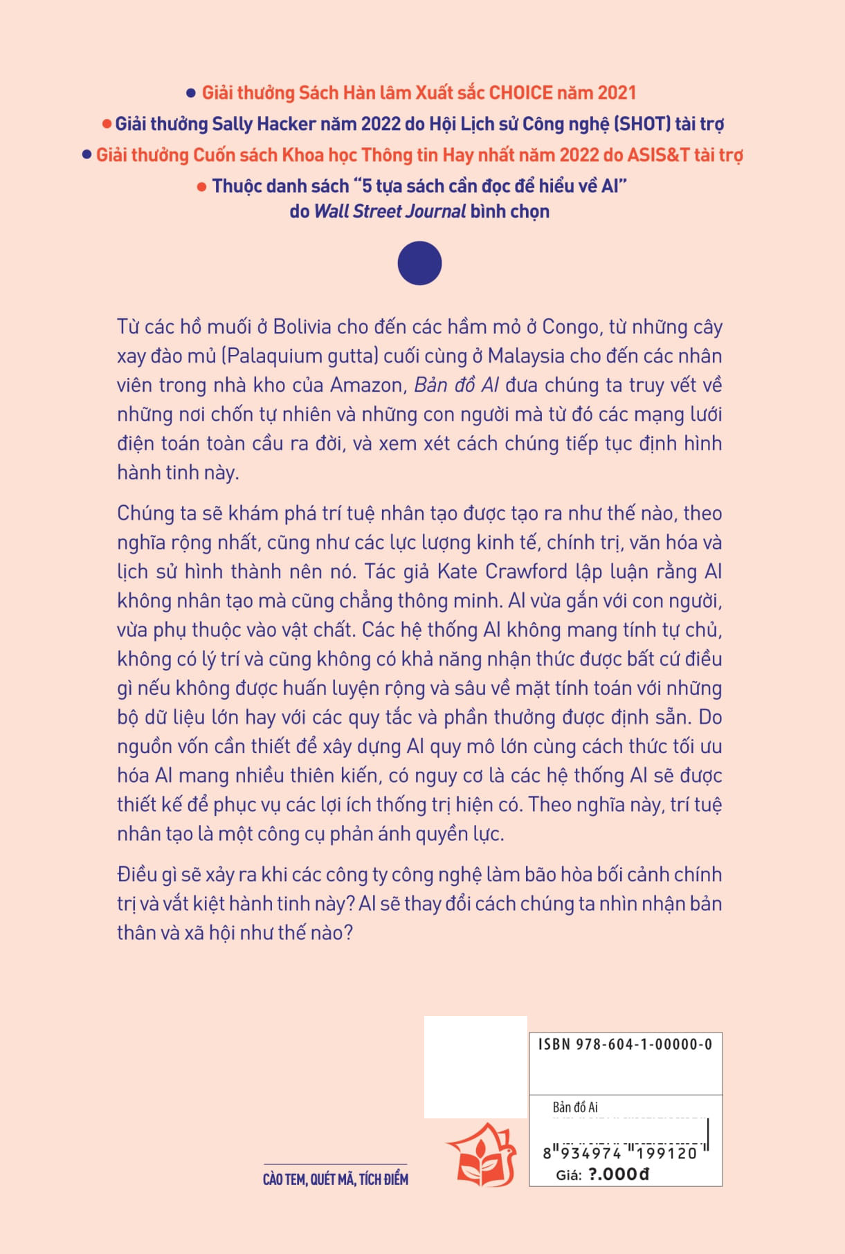 Bản Đồ AI - Quyền Lực, Chính Trị, Và Sự Tiêu Tốn Tài Nguyên Của Hành Tinh PDF Bản Đồ AI - Quyền Lực, Chính Trị, Và Sự Tiêu Tốn Tài Nguyên Của Hành Tinh PDF