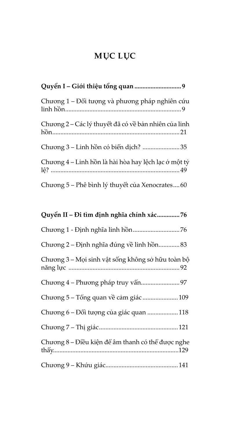 Bàn Về Linh Hồn - Peri Psychēs - Tác Phẩm Triết Học Kinh Điển PDF