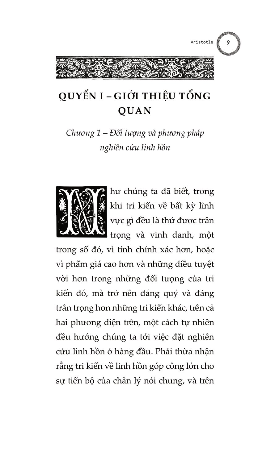 Bàn Về Linh Hồn - Peri Psychēs - Tác Phẩm Triết Học Kinh Điển PDF