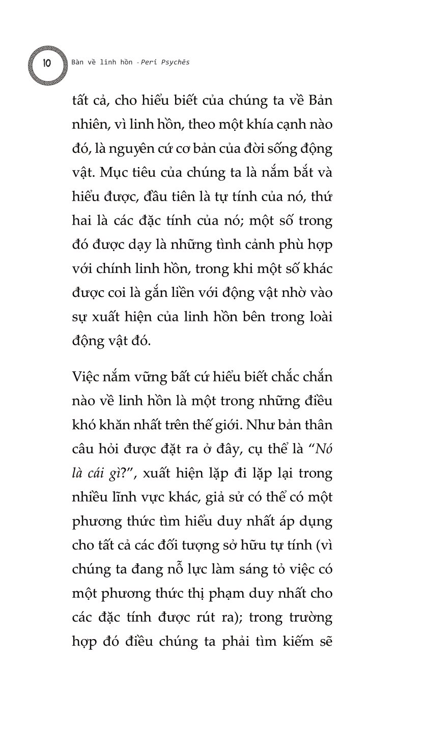 Bàn Về Linh Hồn - Peri Psychēs - Tác Phẩm Triết Học Kinh Điển PDF