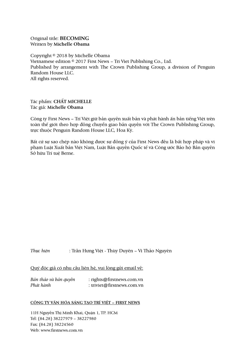 Becoming - Chất Michelle PDF đọc ebook online, epub online, nghe sách nói audio miễn phí.