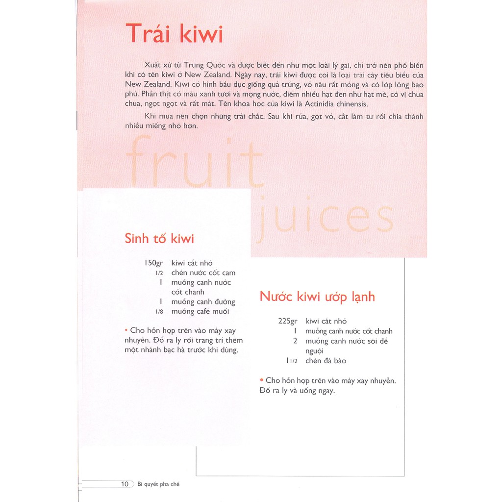 Bí Quyết Pha Chế Sinh Tố & Nước Ép Trái Cây PDF Bí Quyết Pha Chế Sinh Tố & Nước Ép Trái Cây PDF