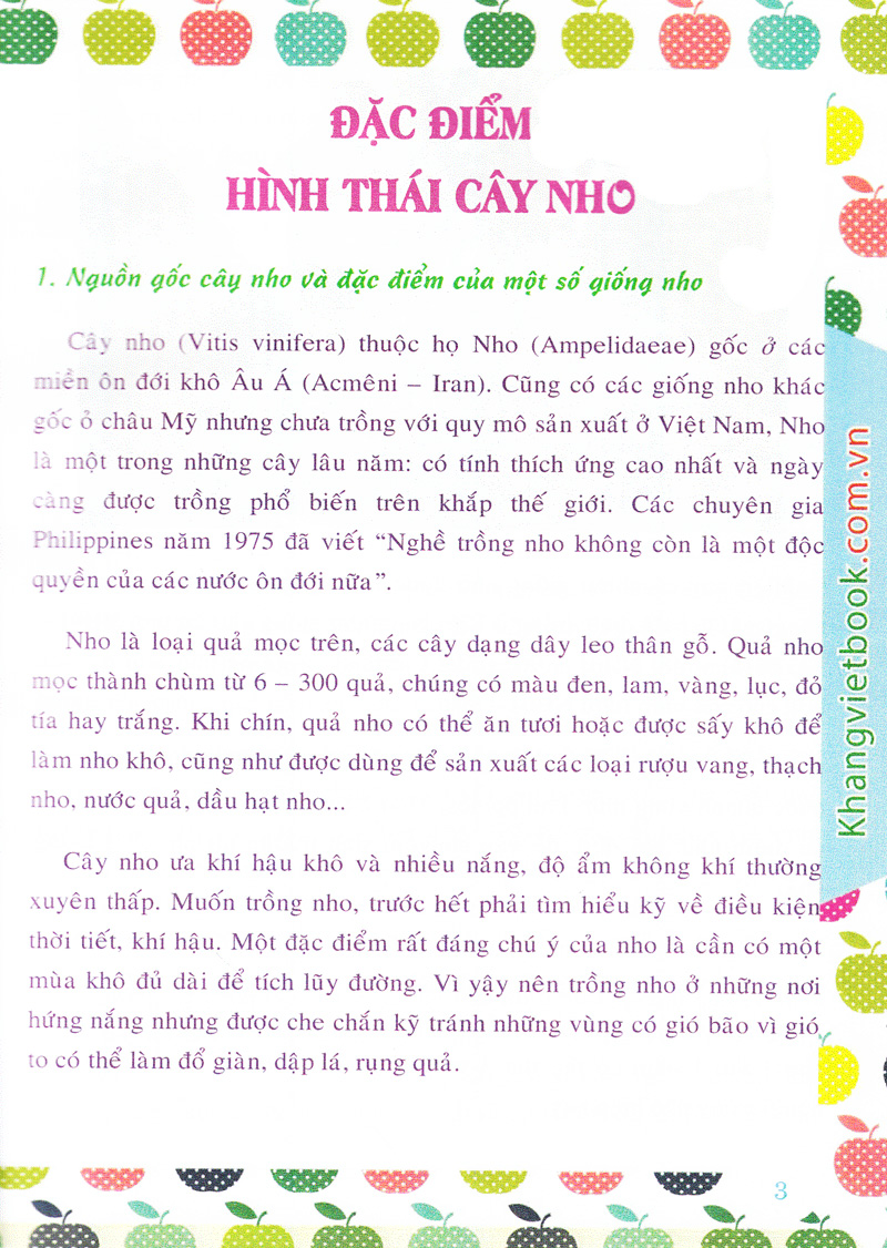 Tải sách Bí Quyết Thành Công Kĩ Thuật Trồng Nho Hiệu Quả PDF đọc ebook online, epub online, nghe sách nói audio miễn phí.