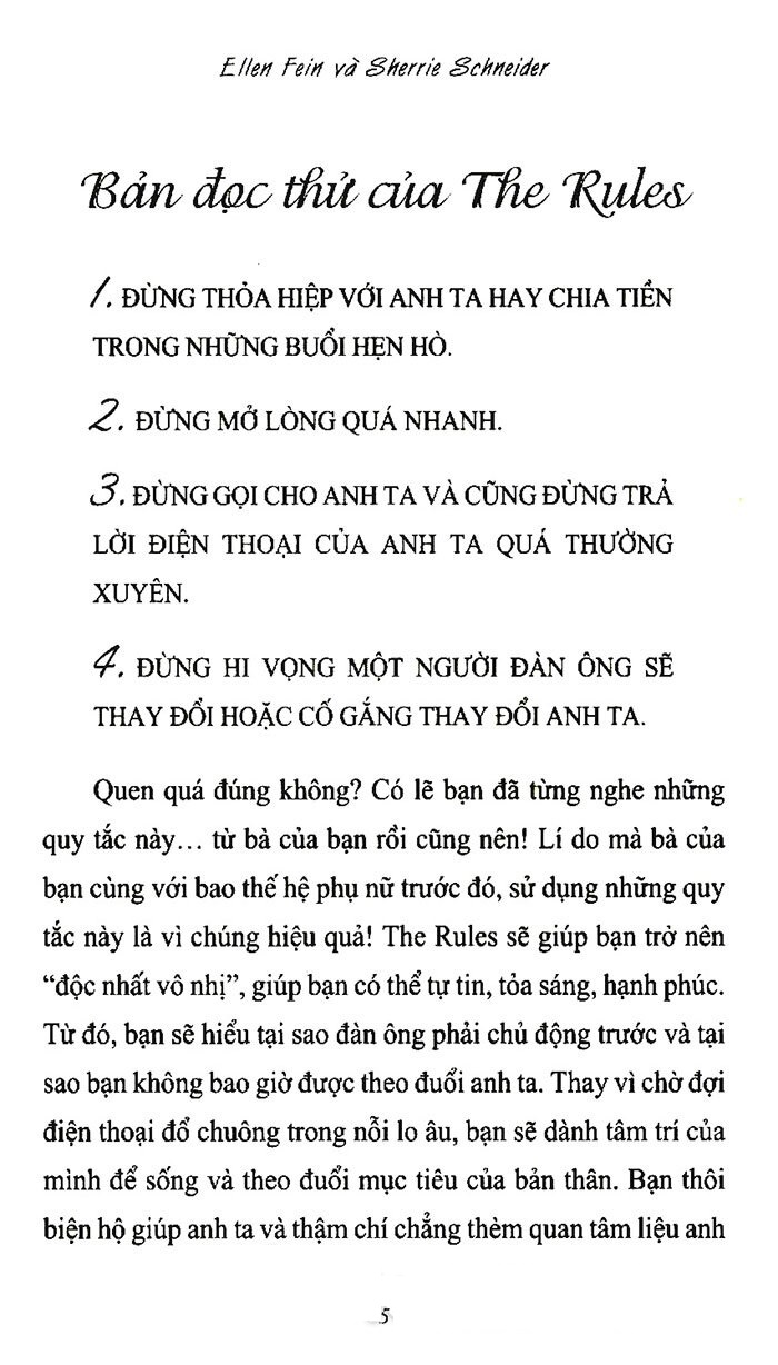 Bình Tĩnh Khi Ế, Mạnh Mẽ Khi Yêu – All The Rules – Tái Bản - Hình 3