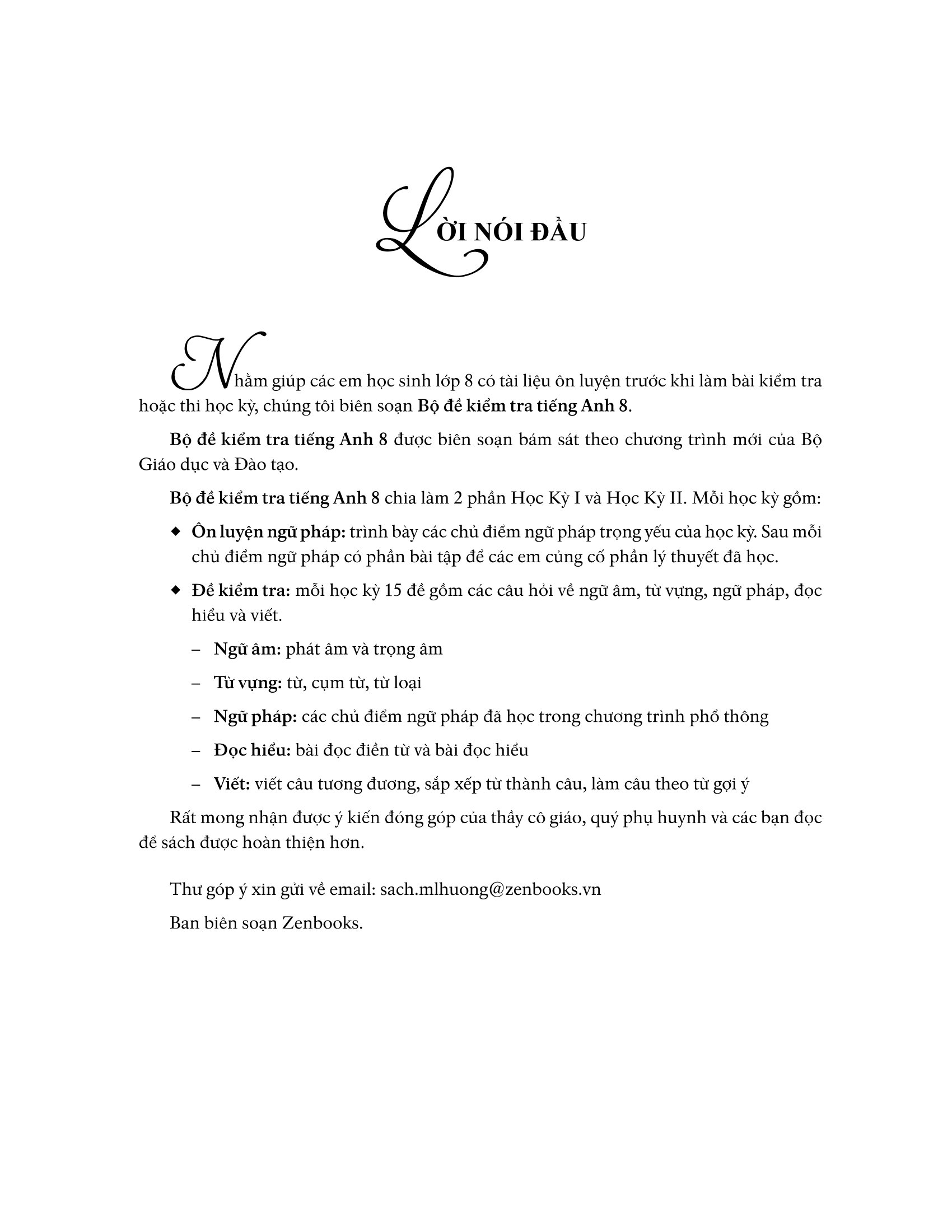 Bộ Đề Kiểm Tra Tiếng Anh 8 (Chương Trình Thí Điểm) PDF đọc ebook online, epub online, nghe sách nói audio miễn phí.