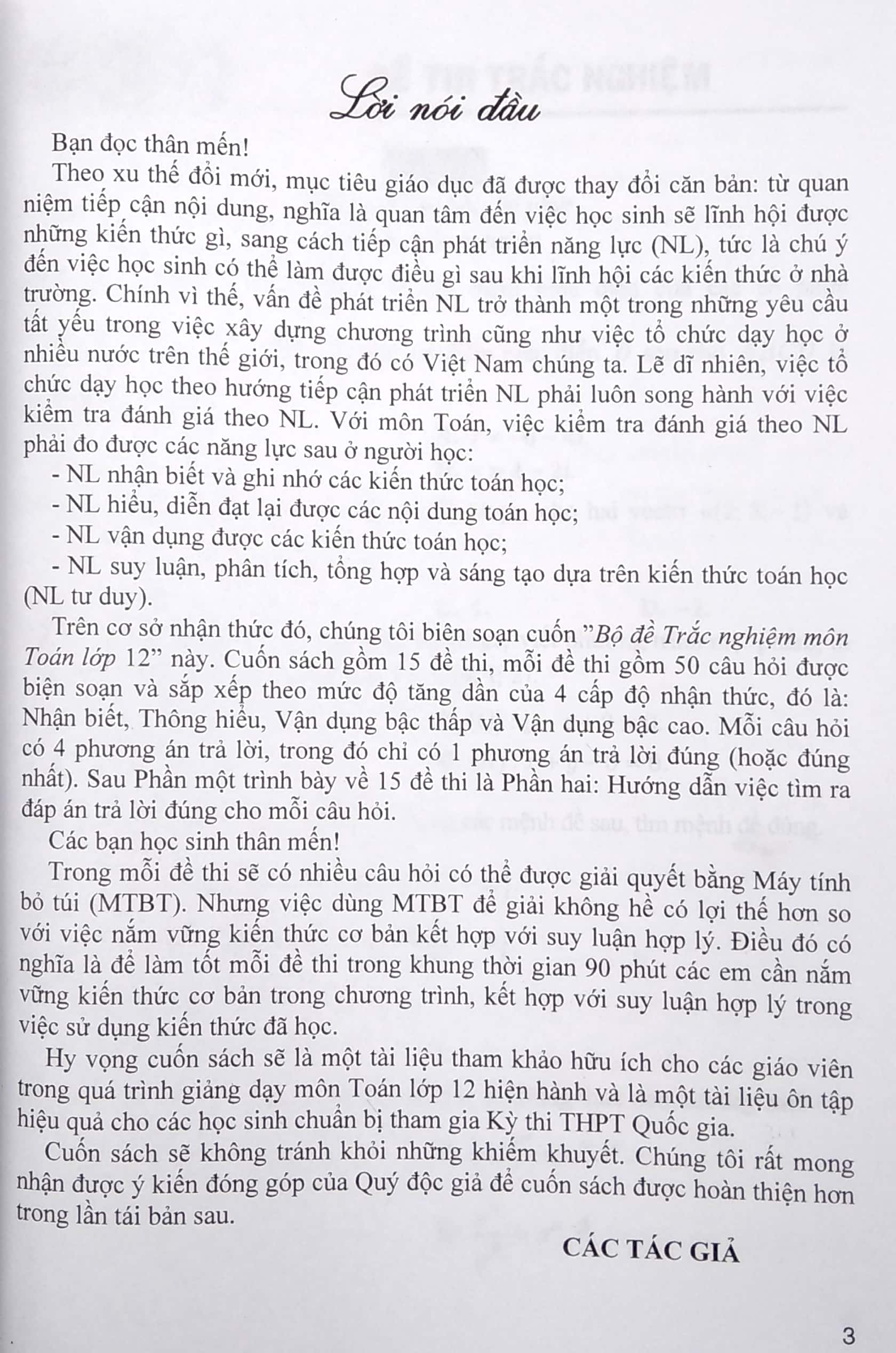 Bộ Đề Trắc Nghiệm Môn Toán 12 PDF đọc ebook online, epub online, nghe sách nói audio miễn phí. Bộ Đề Trắc Nghiệm Môn Toán 12 PDF đọc ebook online, epub online, nghe sách nói audio miễn phí.