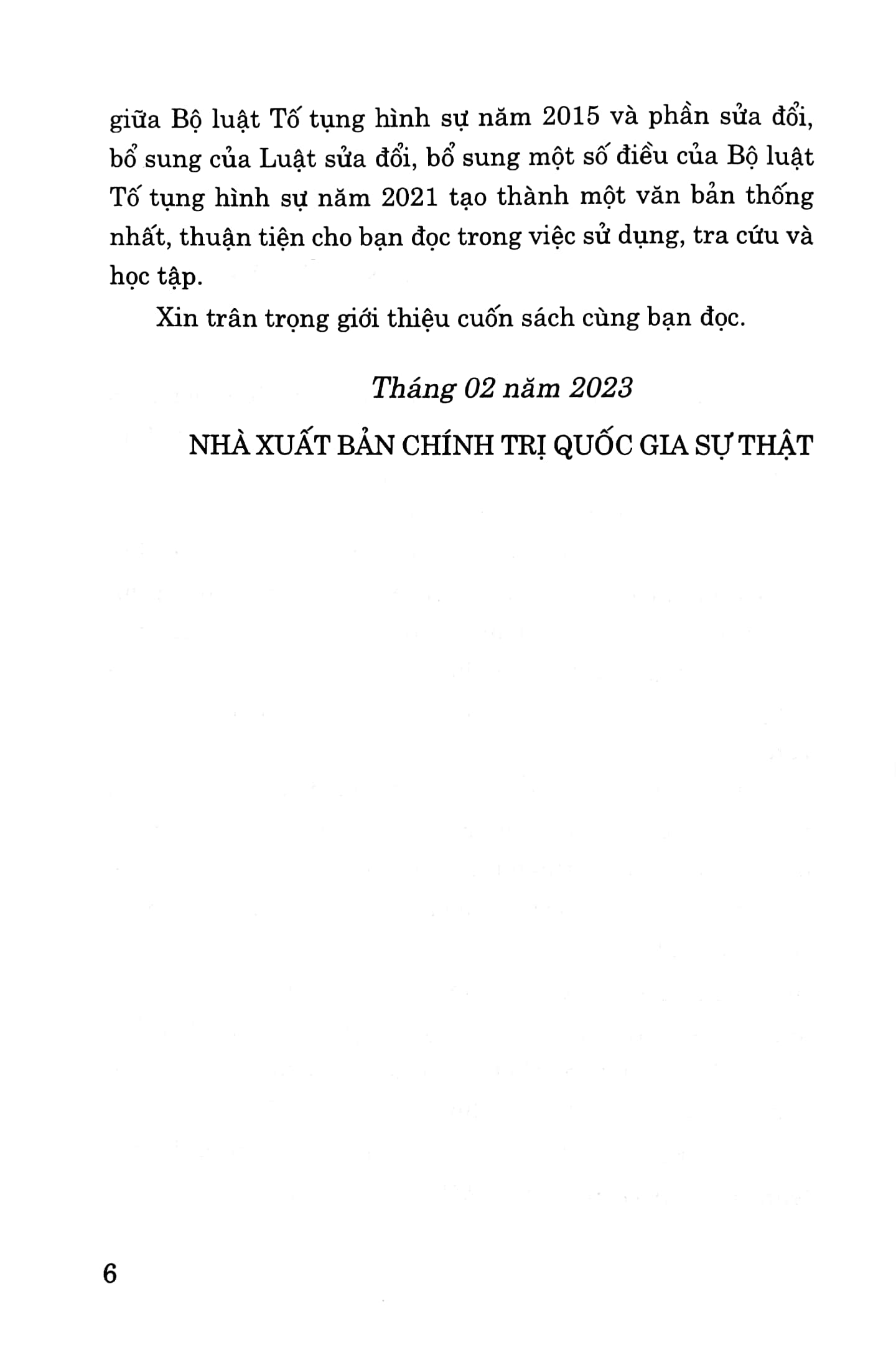 Bộ Luật Tố Tụng Hình Sự (Hiện Hành) (Sửa Đổi, Bổ Sung Năm 2021) PDF đọc ebook online, epub online, nghe sách nói audio miễn phí.