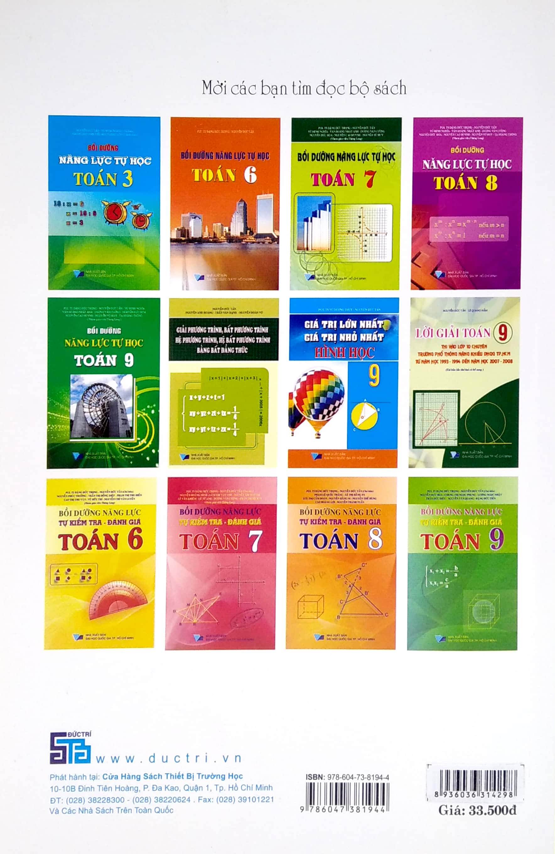 Bồi Dưỡng Năng Lực Tự Kiểm Tra - Đánh Giá Toán 9 PDF đọc ebook online, epub online, nghe sách nói audio miễn phí.