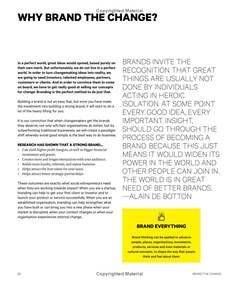 Brand the Change: The Branding Guide for social entrepreneurs, di PDF đọc ebook online, epub online, nghe sách nói audio miễn phí.