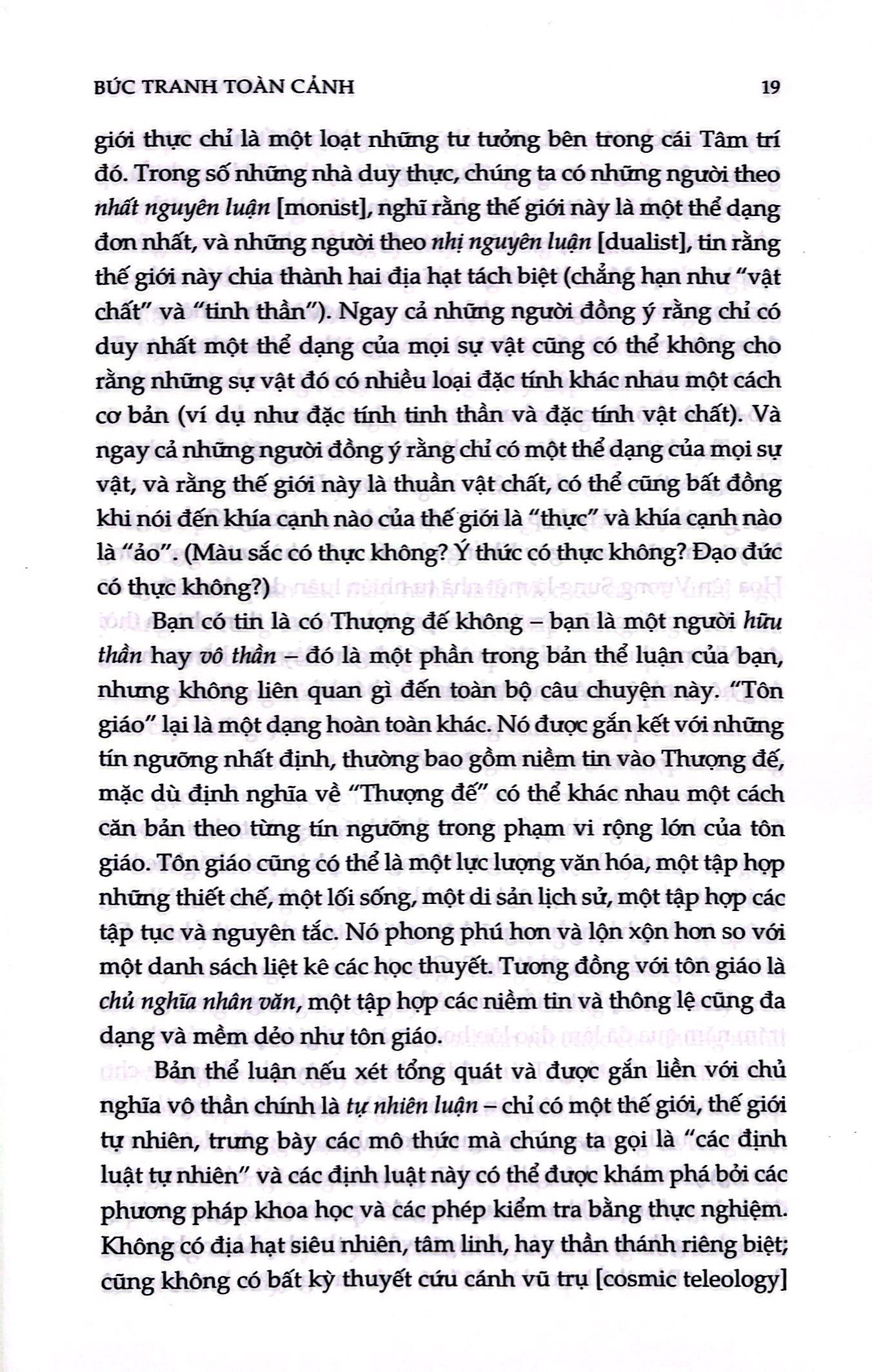 Bức Tranh Toàn Cảnh - Nguồn Gốc Của Sự Sống, Của Nghĩa Lý Và Của Chính Vũ Trụ PDF Bức Tranh Toàn Cảnh - Nguồn Gốc Của Sự Sống, Của Nghĩa Lý Và Của Chính Vũ Trụ PDF