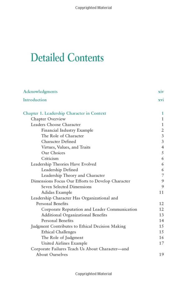 Building Leadership Character