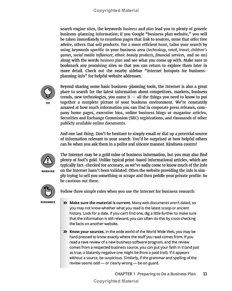 Business Plans For Dummies 3rd Edition FAHASA COM