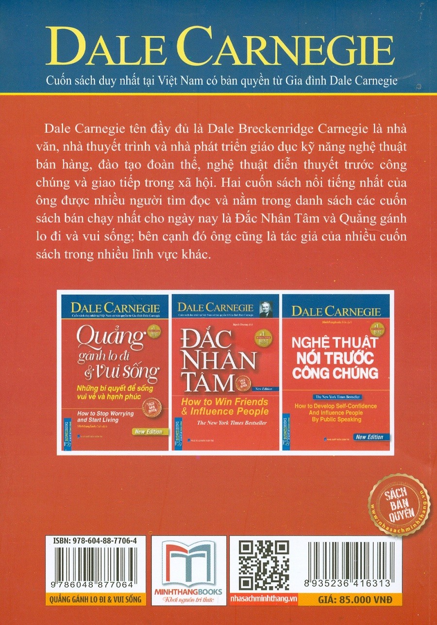 Businessbooks - Quẳng Gánh Lo Đi Và Vui Sống (Những Bí Quyết Để Sống Vui Vẻ Và Hạnh Phúc) - PDF đọc ebook online, epub online, nghe sách nói audio miễn phí.