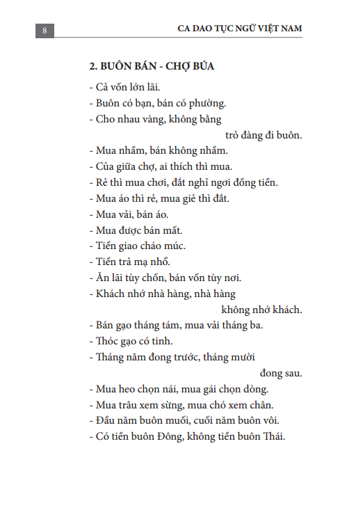 Ca Dao Tục Ngữ Việt Nam PDF đọc ebook online, epub online, nghe sách nói audio miễn phí. Tải sách Ca Dao Tục Ngữ Việt Nam PDF đọc ebook online, epub online, nghe sách nói audio miễn phí.