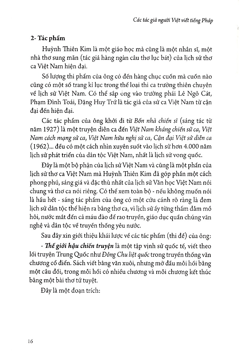 Các Tác Giả Người Việt Viết Tiếng Pháp PDF Các Tác Giả Người Việt Viết Tiếng Pháp PDF