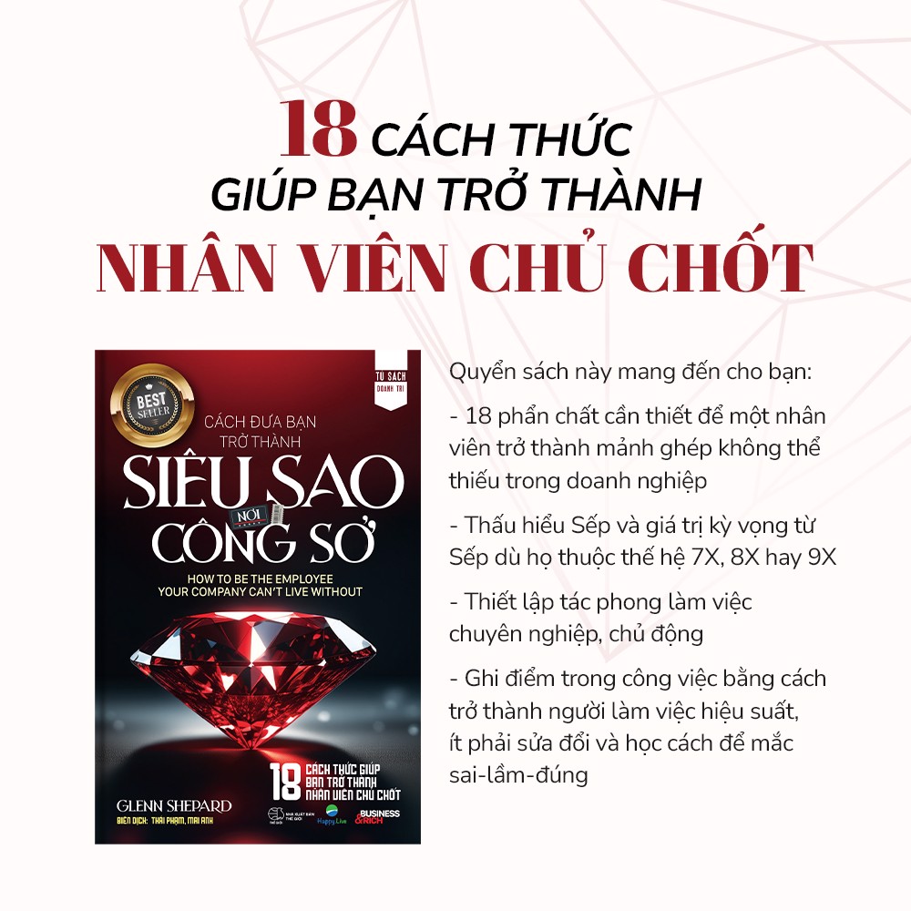 Cách Đưa Bạn Trở Thành Siêu Sao Nơi Công Sở - How To Be The Employee Your Company Can't Live Without - Bìa Cứng PDF đọc ebook online, epub online, nghe sách nói audio miễn phí.