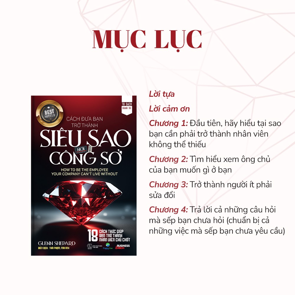 Cách Đưa Bạn Trở Thành Siêu Sao Nơi Công Sở - How To Be The Employee Your Company Can't Live Without - Bìa Cứng PDF đọc ebook online, epub online, nghe sách nói audio miễn phí.