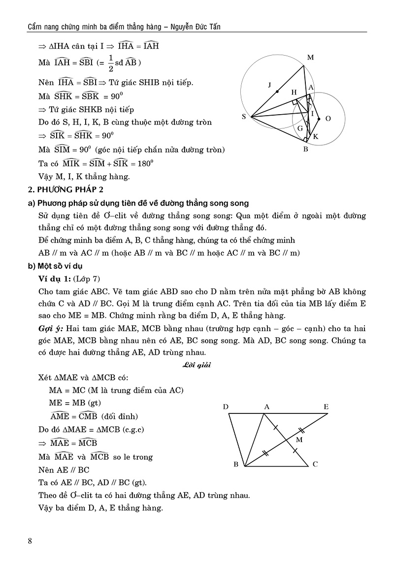 Cẩm Nang Chứng Minh Ba Điểm Thẳng Hàng PDF đọc ebook online, epub online, nghe sách nói audio miễn phí. Tải sách Cẩm Nang Chứng Minh Ba Điểm Thẳng Hàng PDF đọc ebook online, epub online, nghe sách nói audio miễn phí.