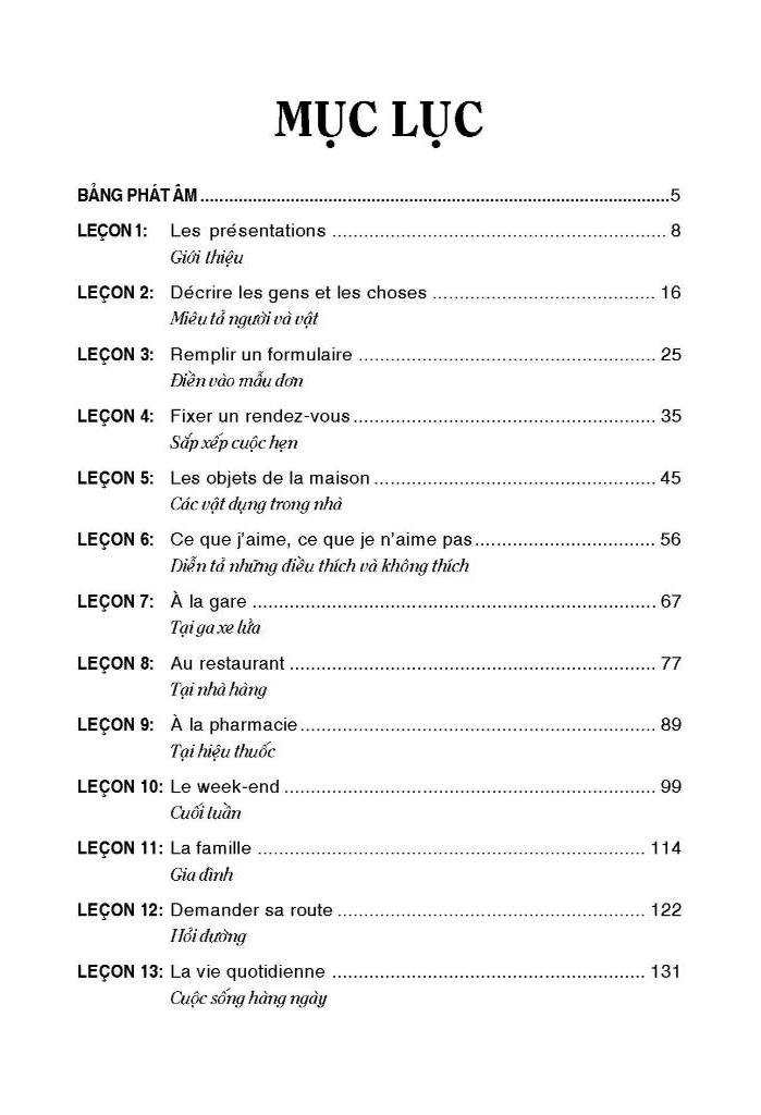Tải sách Cẩm Nang Hướng Dẫn Tự Học Tiếng Pháp - Trình Độ Sơ Cấp-Trung Cấp PDF đọc ebook online, epub online, nghe sách nói audio miễn phí.