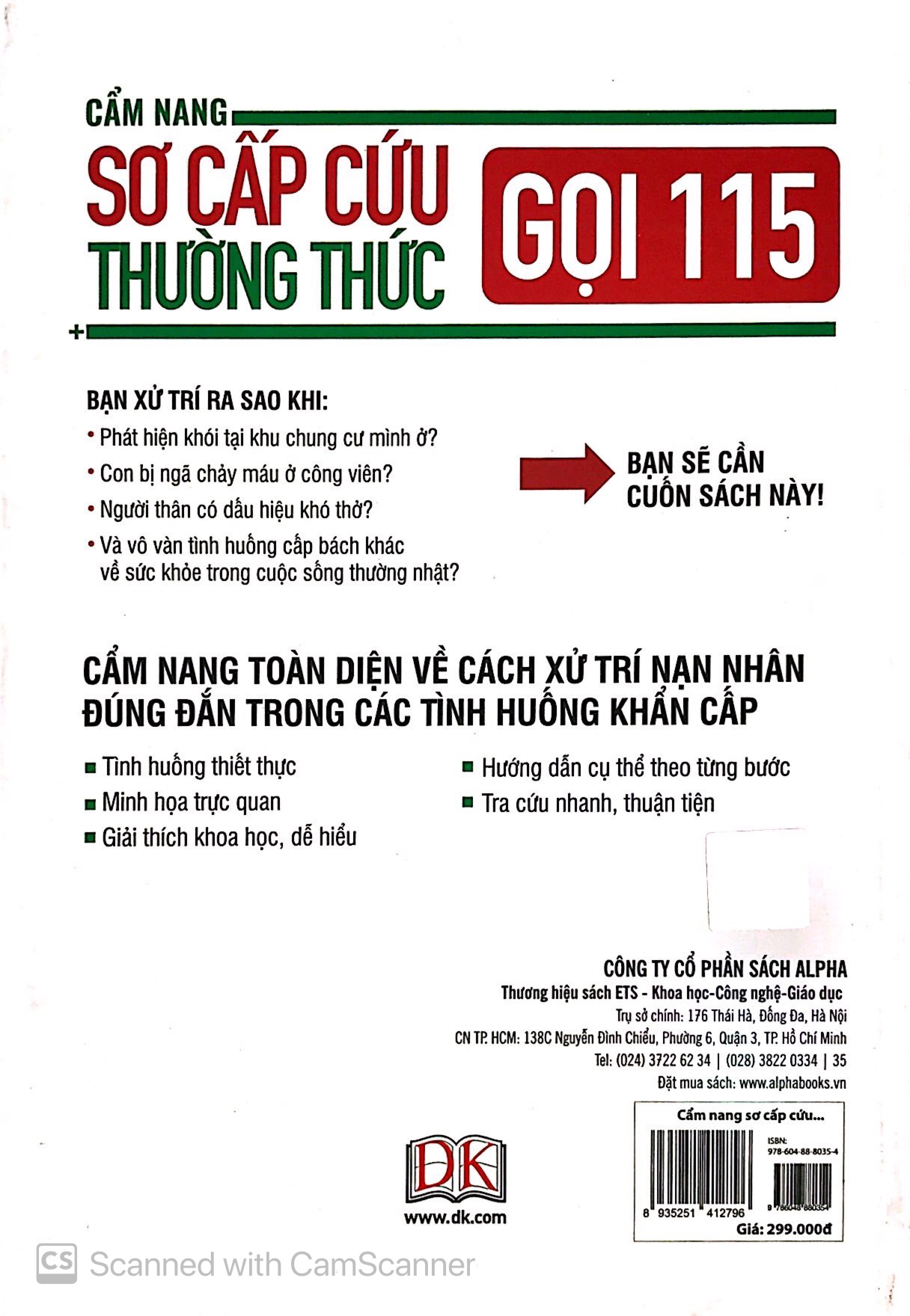 Tải sách Cẩm Nang Sơ Cấp Cứu Thường Thức PDF đọc ebook online, epub online, nghe sách nói audio miễn phí.