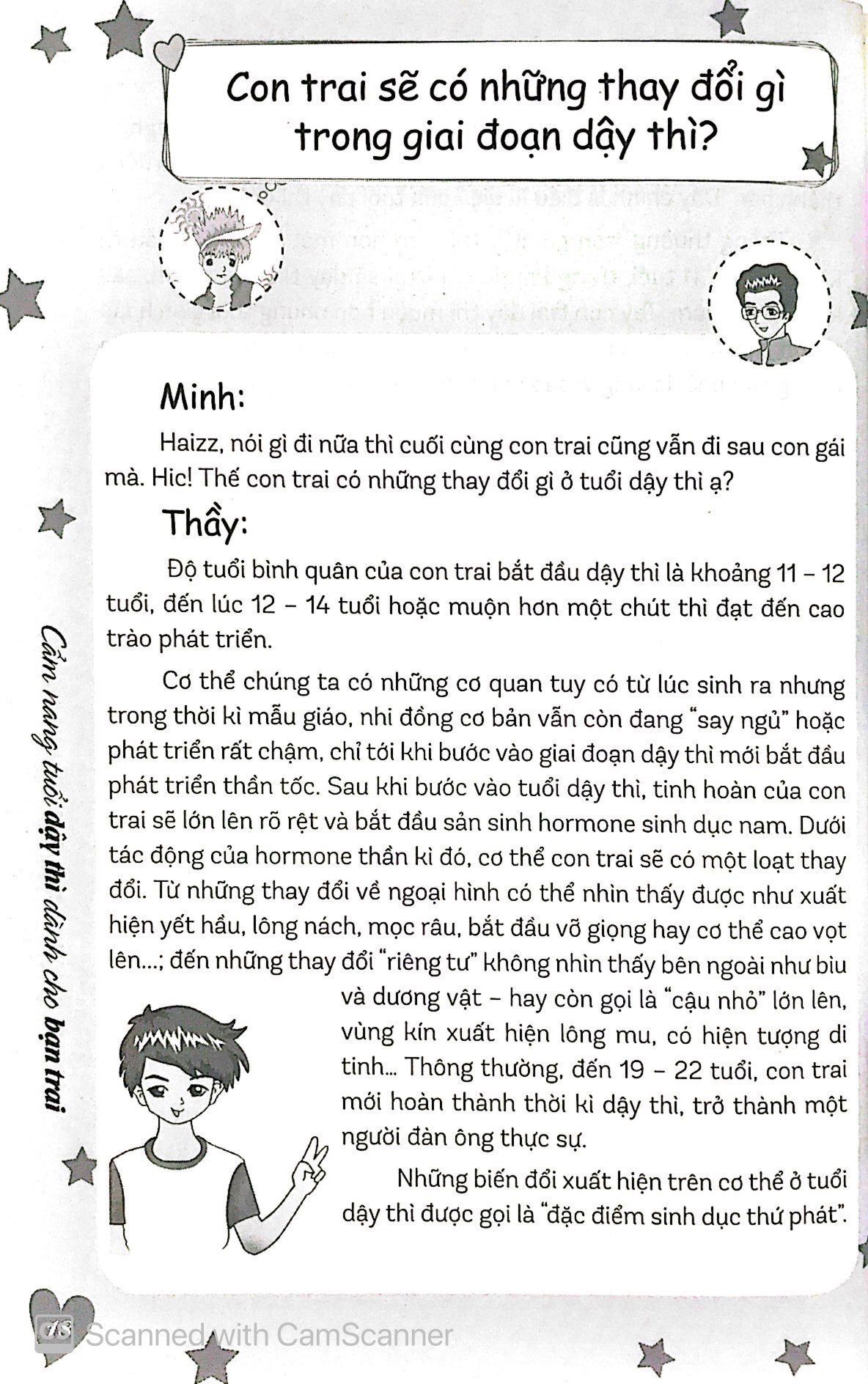 Cẩm Nang Tuổi Dậy Thì Dành Cho Bạn Trai PDF đọc ebook online, epub online, nghe sách nói audio miễn phí. Cẩm Nang Tuổi Dậy Thì Dành Cho Bạn Trai PDF đọc ebook online, epub online, nghe sách nói audio miễn phí.