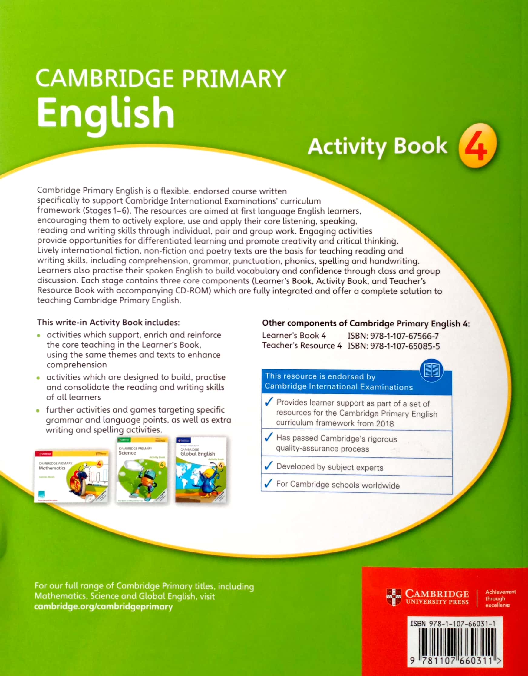Cambridge Primary English Stage 4 Activity Book (Cambridge ...