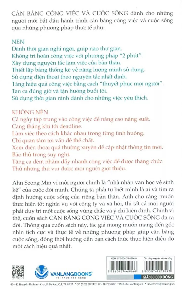 Cân Bằng Công Việc Và Cuộc Sống PDF Cân Bằng Công Việc Và Cuộc Sống PDF