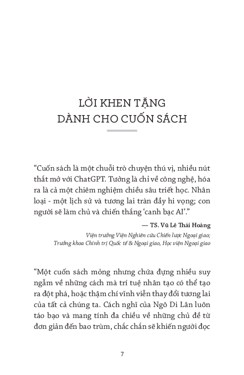 Canh Bạc AI - ChatGPT Và Tương Lai Loài Người PDF đọc ebook online, epub online, nghe sách nói audio miễn phí. Tải sách Canh Bạc AI - ChatGPT Và Tương Lai Loài Người PDF đọc ebook online, epub online, nghe sách nói audio miễn phí.