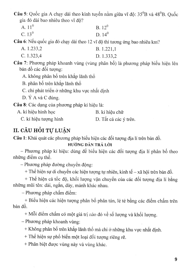 Sách Câu Hỏi Trắc Nghiệm Và Tự Luận Địa Lí 10 - Fahasa.Com