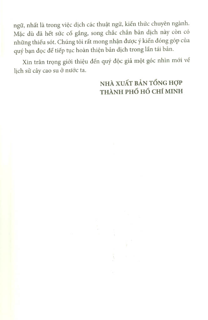 Cây Cao Su Ở Việt Nam Dưới Góc Nhìn Lịch Sử - Sinh Thái (1897-1975) PDF đọc ebook online, epub online, nghe sách nói audio miễn phí.