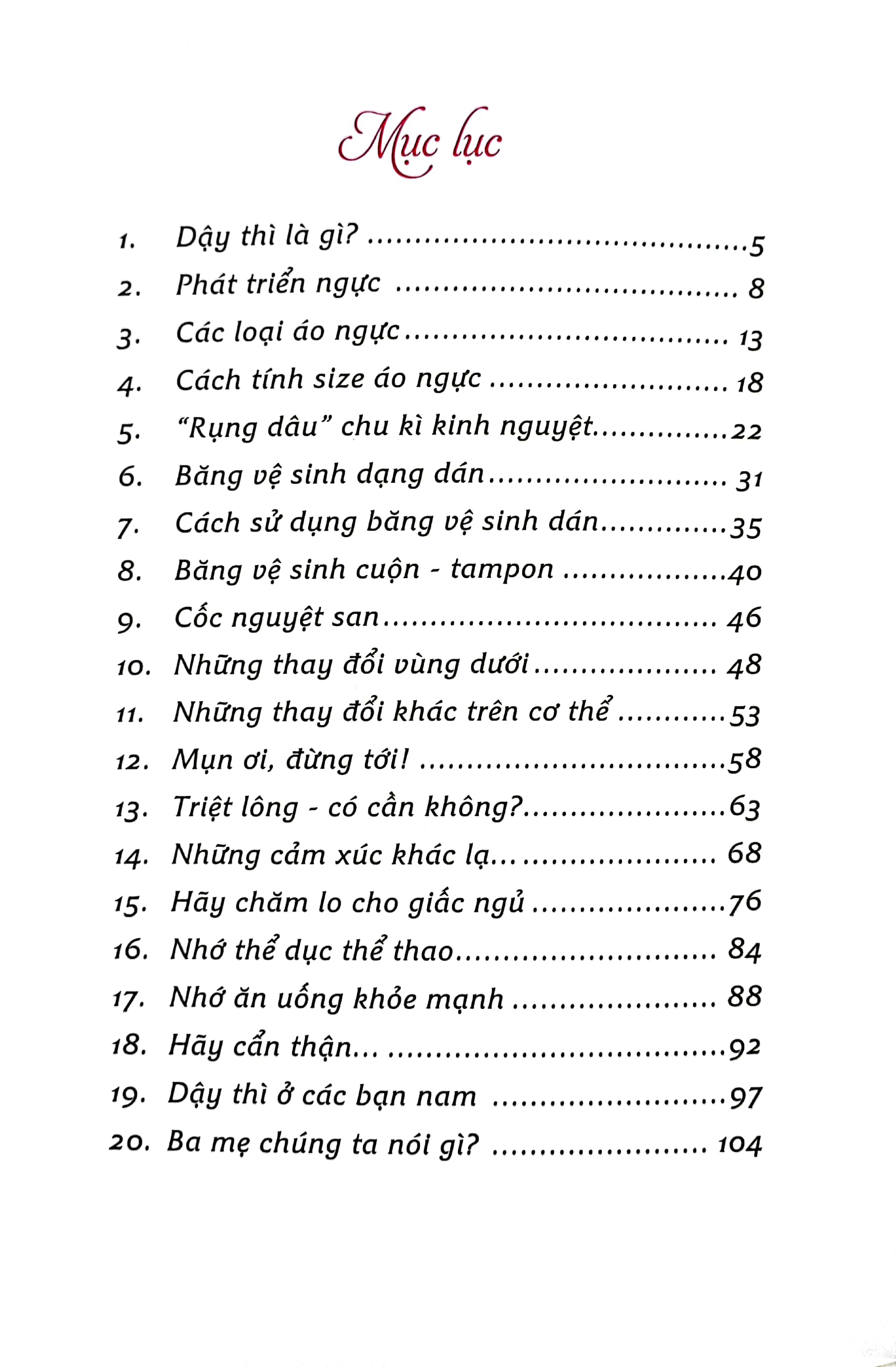 Chào Tuổi Dậy Thì! - Kiến Thức Về Dậy Thì Dành Cho Cá Bạn Nữ 8-12 Tuổi PDF Chào Tuổi Dậy Thì! - Kiến Thức Về Dậy Thì Dành Cho Cá Bạn Nữ 8-12 Tuổi PDF